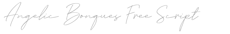 Angelic Bonques Script